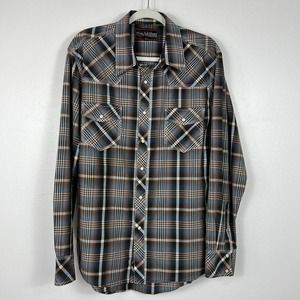 Men's Plaid Button Down Shirt